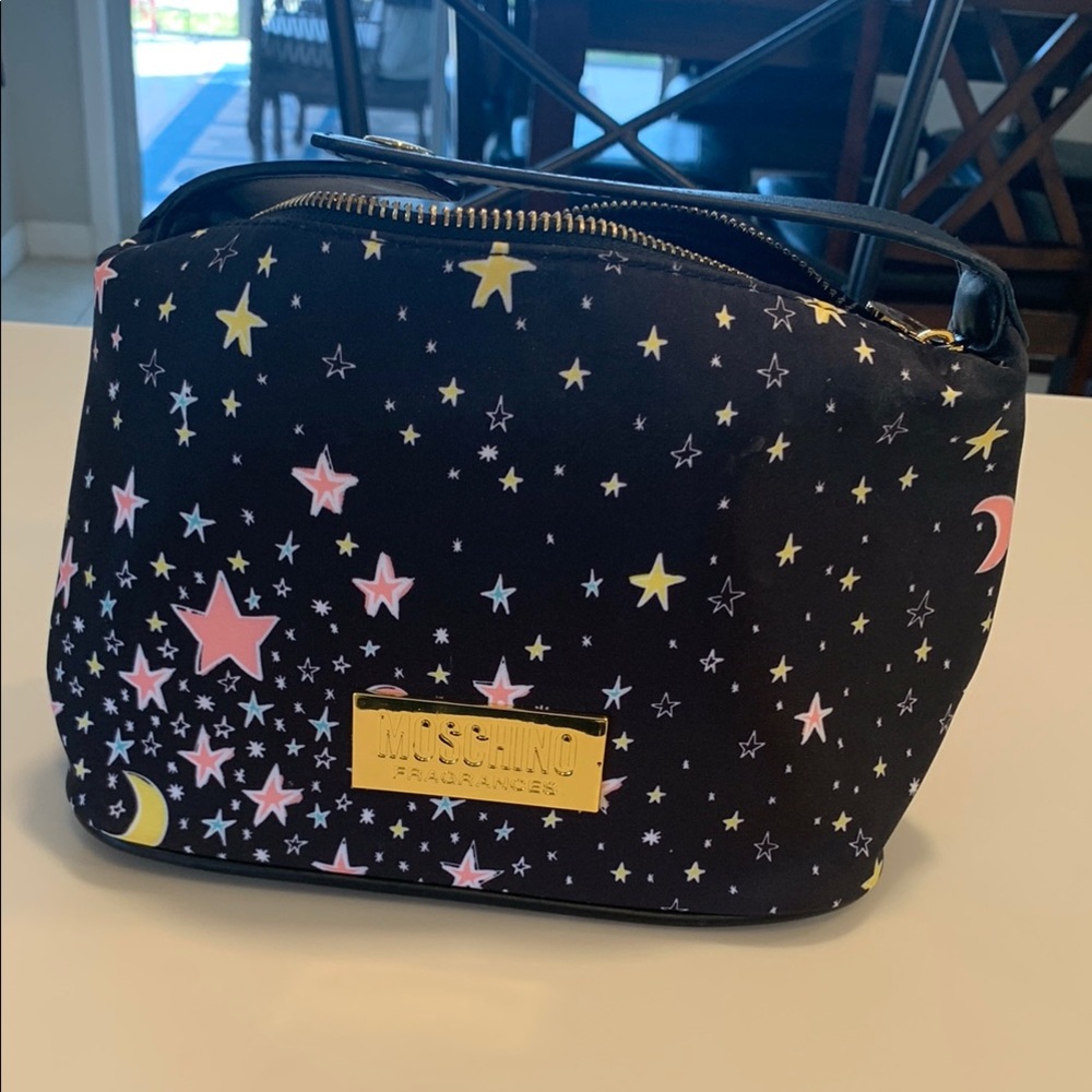 Moschino Fragrance Star Fantasy Bag  Makeup Carrier Travel Zip Top